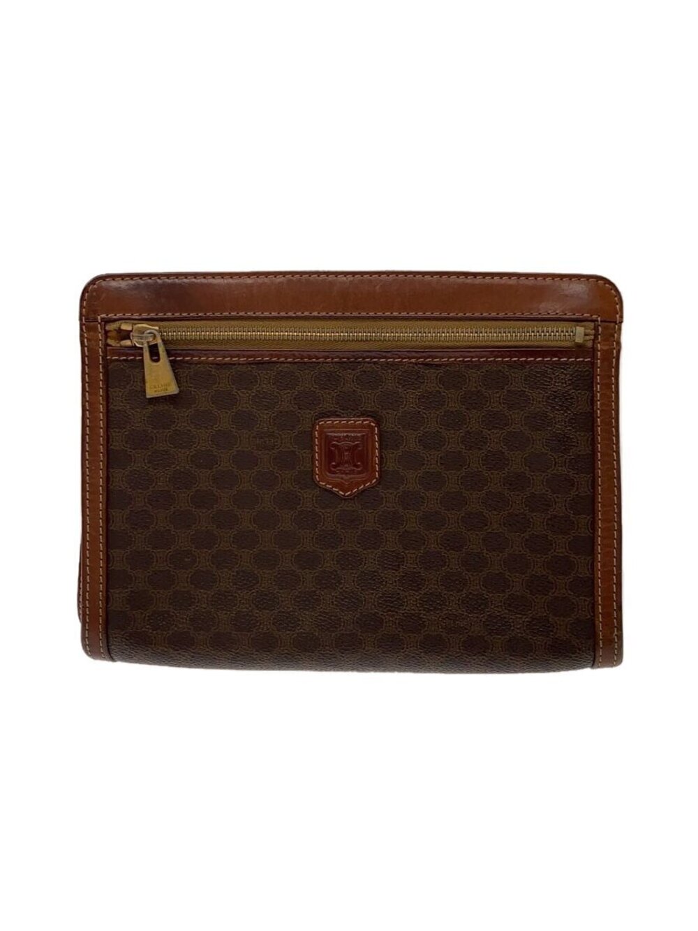Celine Clutch Bag Brown All over